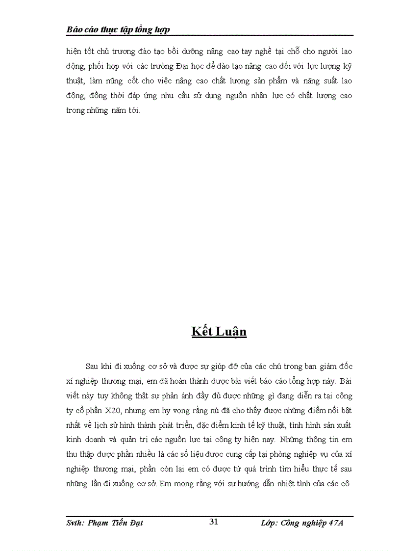 image for page Đánh giá các mặt hoạt động quản trị chủ yếu công ty cổ phần X