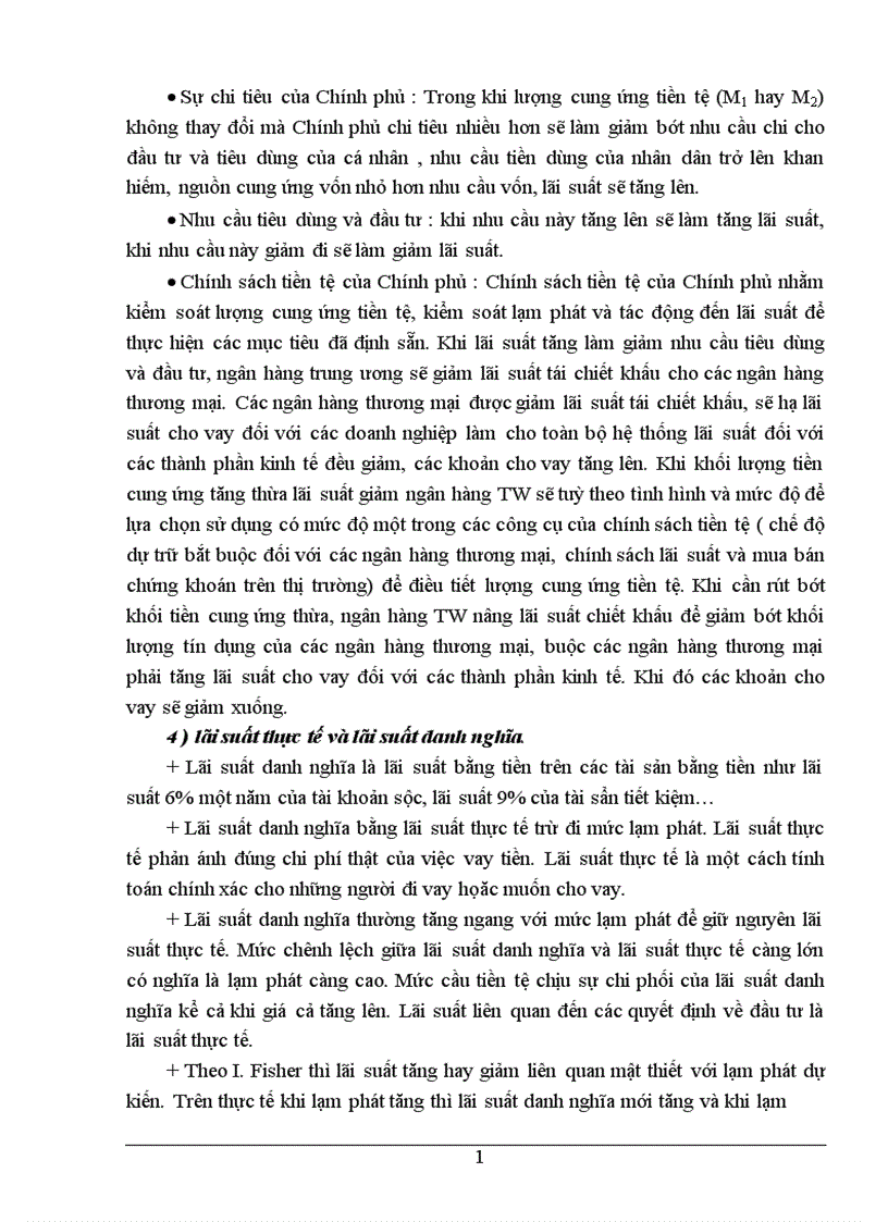 image for page Lãi suất trong thị trường tài chính Việt Nam