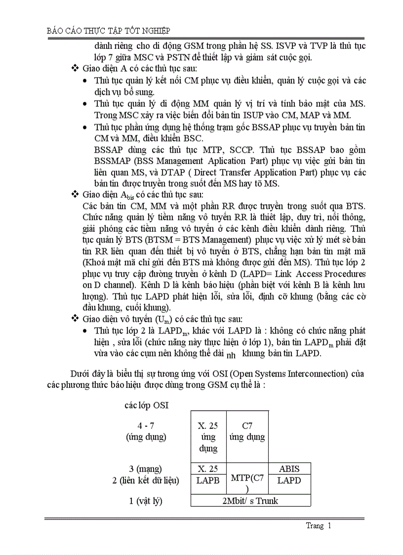 image for page Tổng quan về hệ thống thông tin di động GSM
