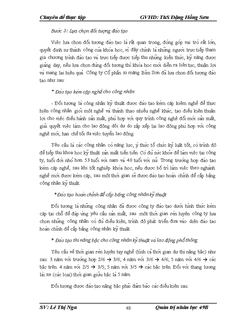 image for page Phân ti ch thư c tra ng đa o ta o va pha t triê n nguô n nhân lư c ta i công ty Cô phâ n xi măng Bi m Sơn