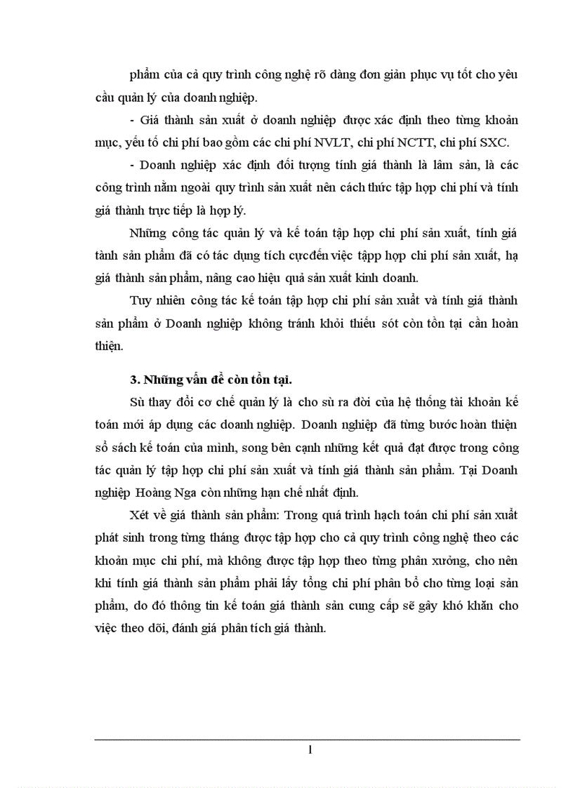 image for page Quản lý chi phí và tính giá thành sản phẩm tại DNTN Hoàng Nga