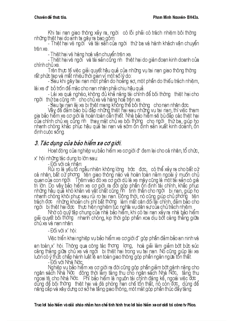 image for page Thực trạng về tình hình trục lợi bảo hiểm xe cơ giới và biện pháp hạn chế tại công ty Pjico 1