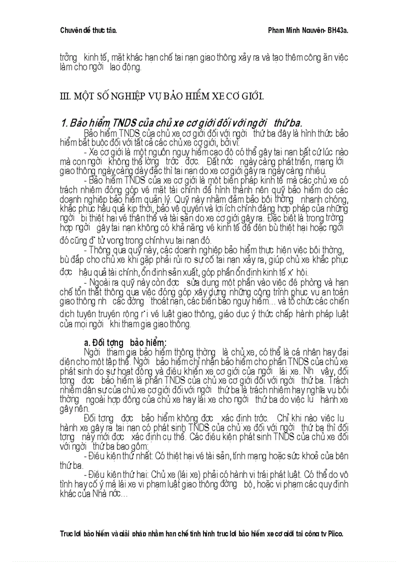image for page Thực trạng về tình hình trục lợi bảo hiểm xe cơ giới và biện pháp hạn chế tại công ty Pjico 1