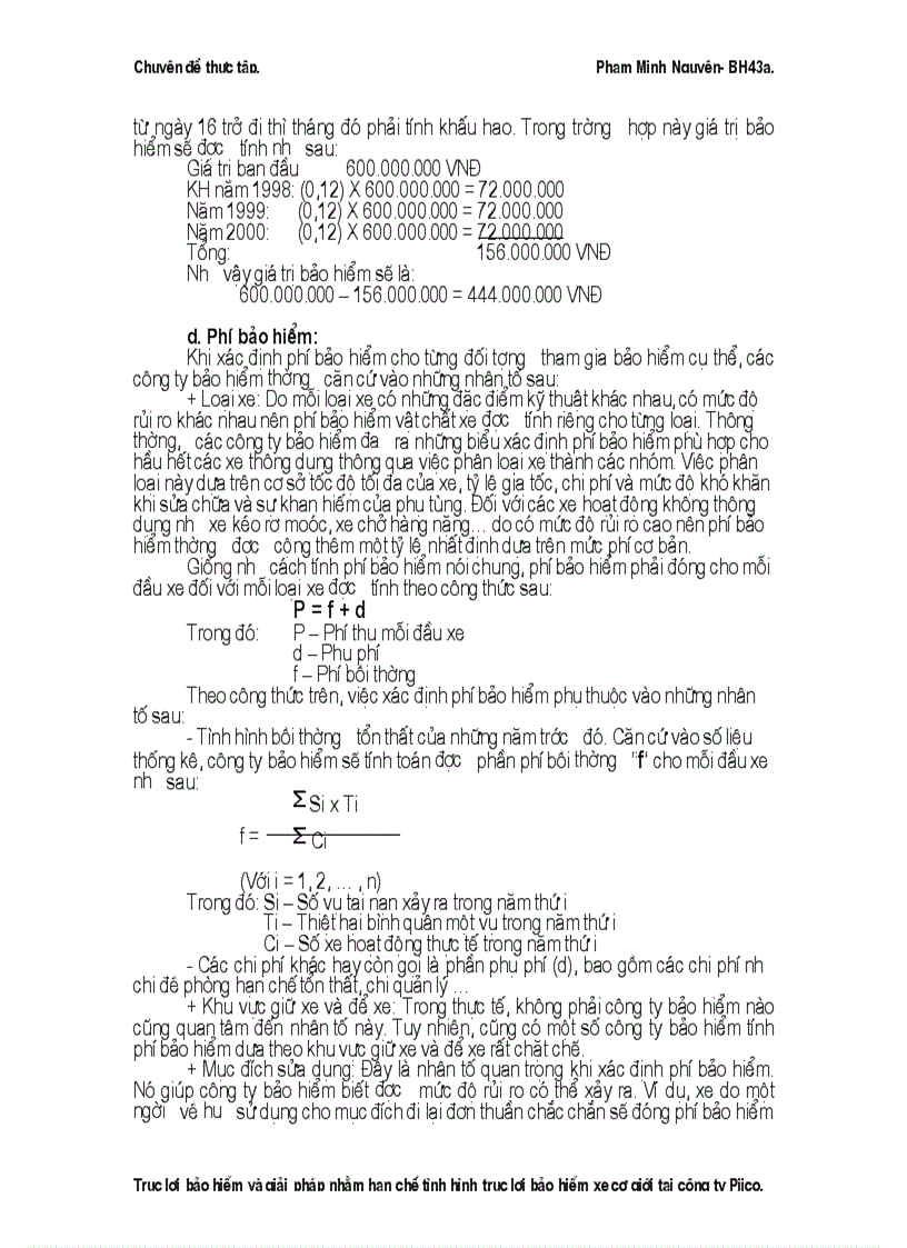 image for page Thực trạng về tình hình trục lợi bảo hiểm xe cơ giới và biện pháp hạn chế tại công ty Pjico 1