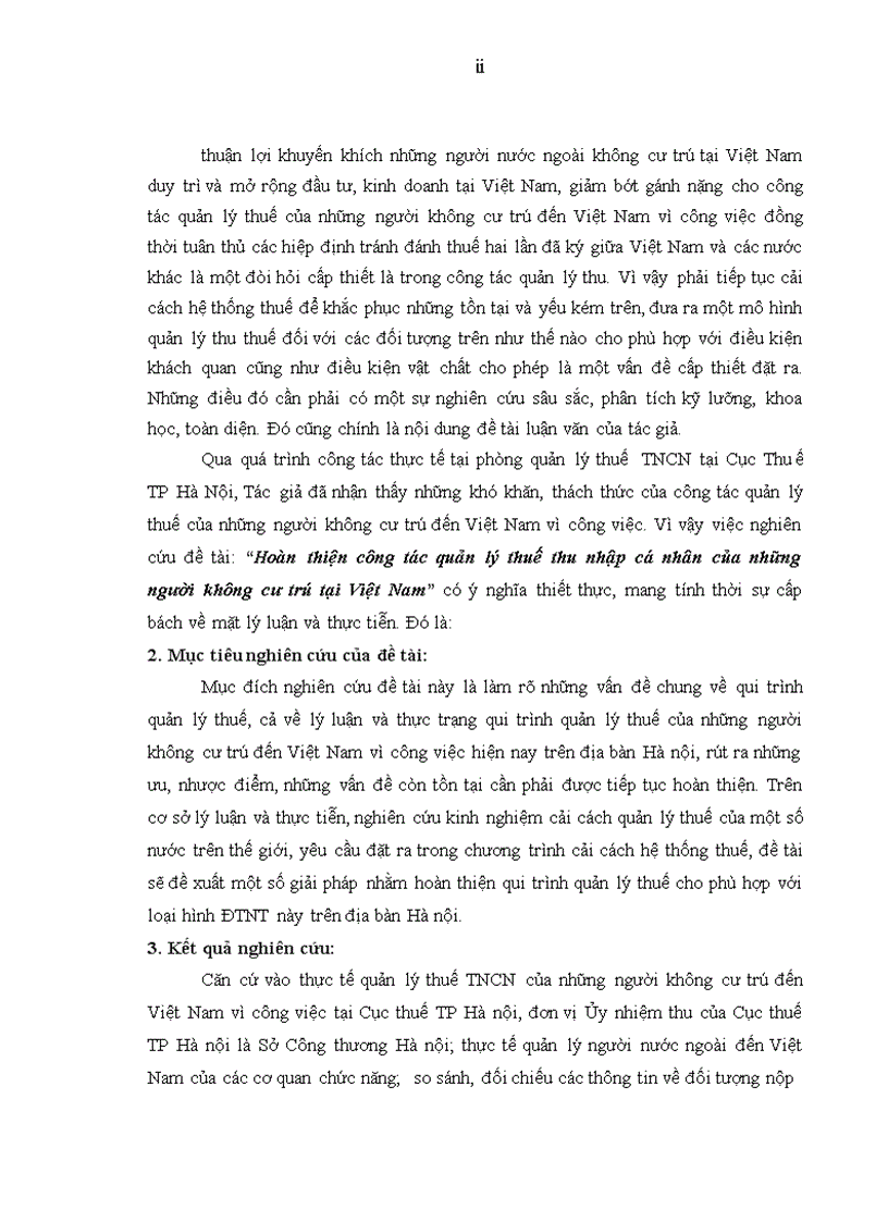 image for page Hoàn thiện công tác quản lý thuế thu nhập cá nhân của những người không cư trú tại Việt Nam