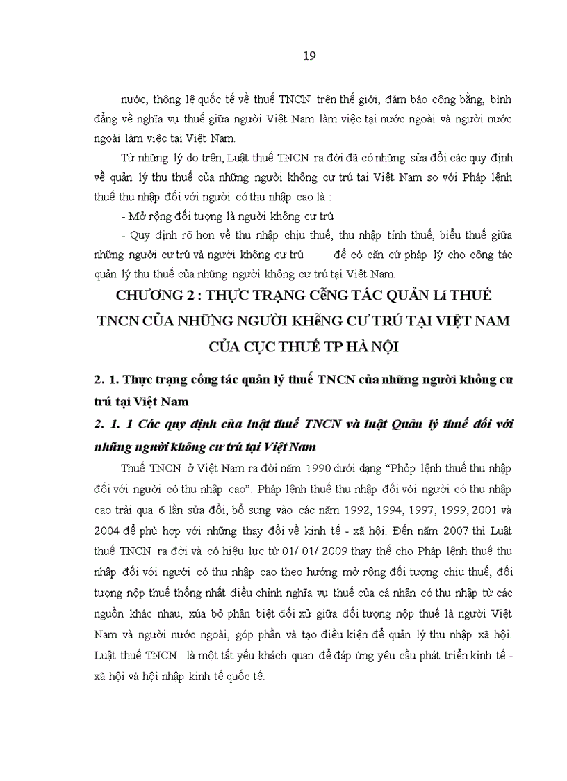 image for page Hoàn thiện công tác quản lý thuế thu nhập cá nhân của những người không cư trú tại Việt Nam