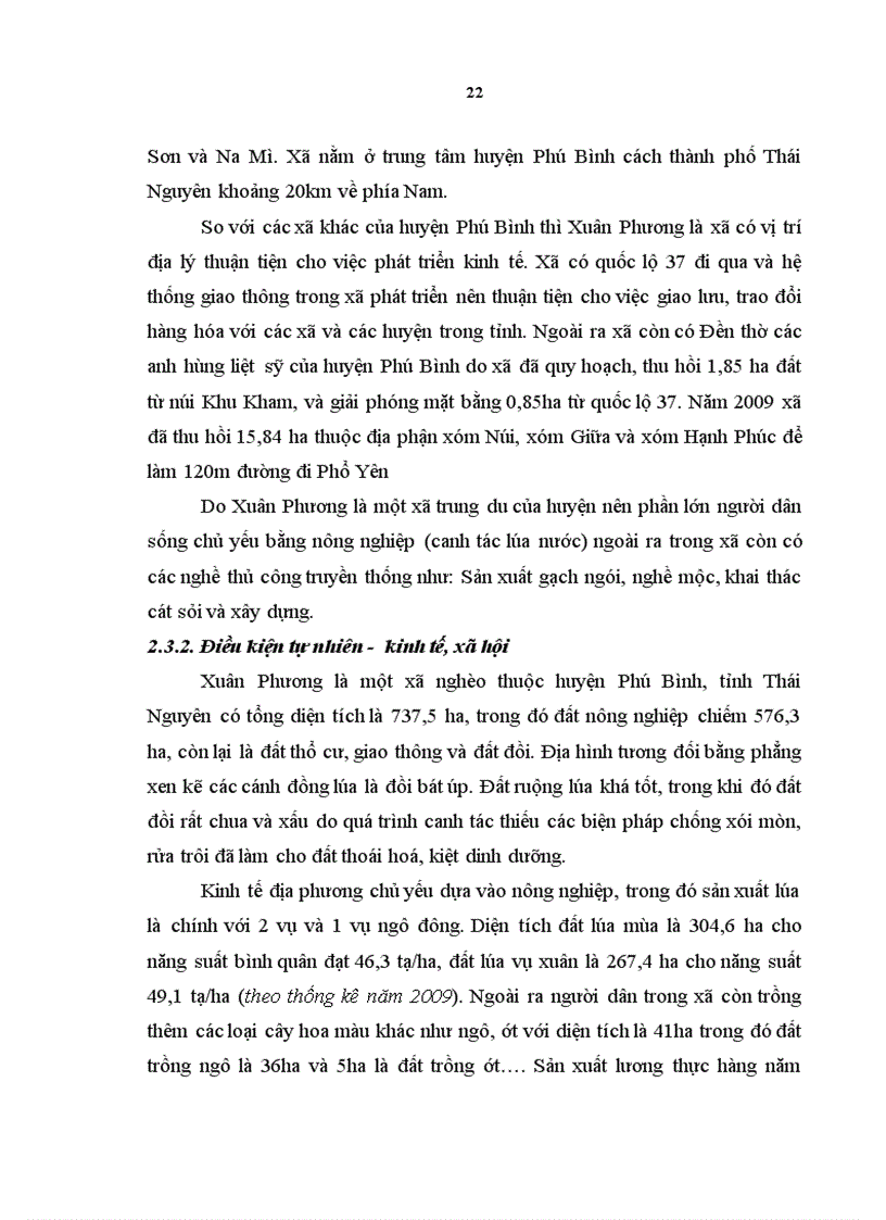 image for page Nghiên cứu sự thay đổi nhận thức của người dân về môi trường thông qua hệ thống canh tác lúa cải tiến SRI tại xã Xuân Phương huyện Phú Bình tỉnh Thái Nguyên 1