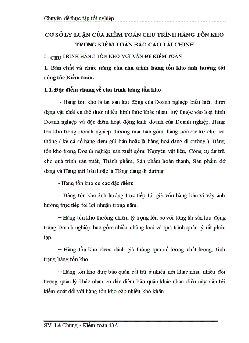 image for page Hoàn thiện Kiểm toán chu trình hàng tồn kho trong Kiểm toán báo cáo tài chính tại Công ty cổ phần Kiểm toán Tư vấn thuế 1