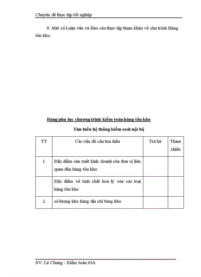 image for page Hoàn thiện Kiểm toán chu trình hàng tồn kho trong Kiểm toán báo cáo tài chính tại Công ty cổ phần Kiểm toán Tư vấn thuế 1