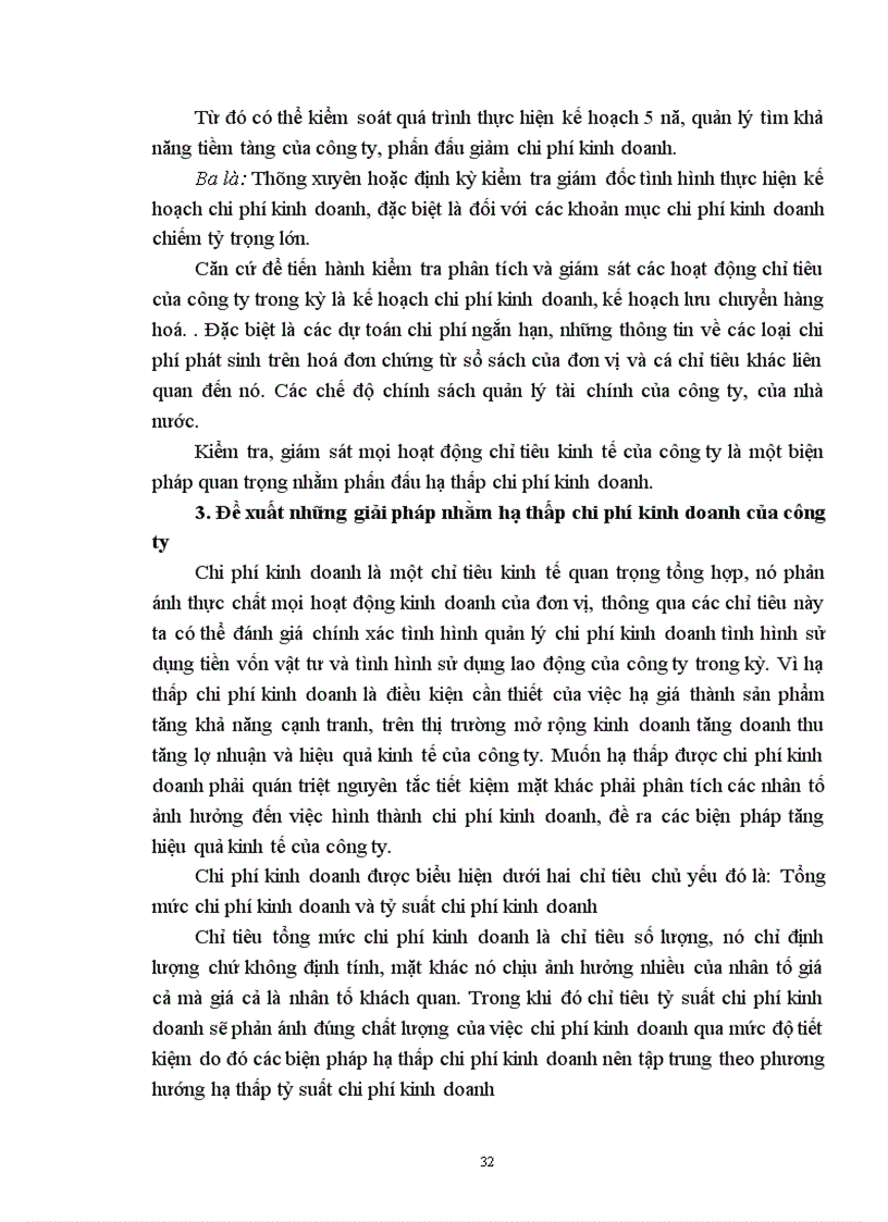 image for page Chi phí kinh doanh và các biện pháp hạ thấp chi phí kinh doanh tại Công ty Công nghệ Thanh Hải 1