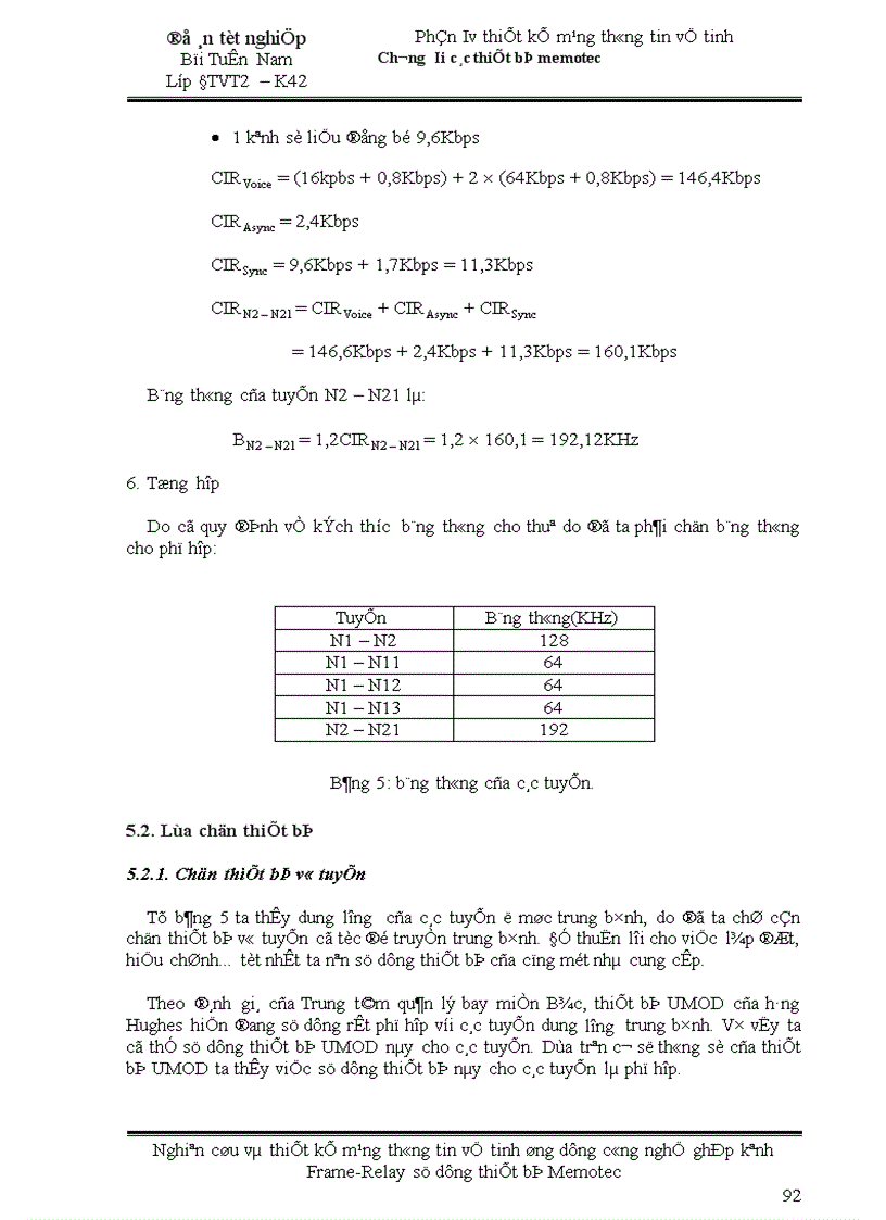 image for page Nghiên cứu và thiết kế mạng thông tin vệ tinh ứng dụng công nghệ ghép kênh Frame Relay sử dụng thiết bị Memotec