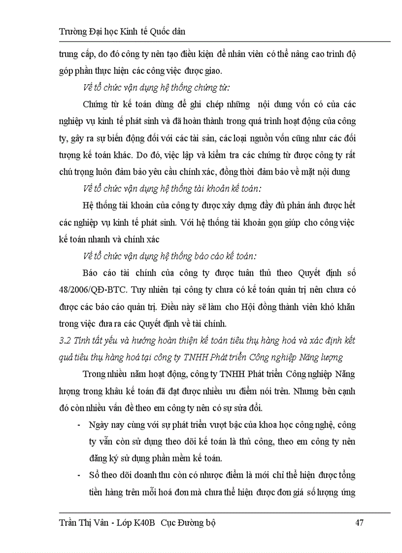 image for page Hoàn thiện kế toán tiêu thụ hàng hoá và xác định kết quả tiêu thụ hàng hoá tại công ty TNHH Phát triển Công nghiệp Năng lượng