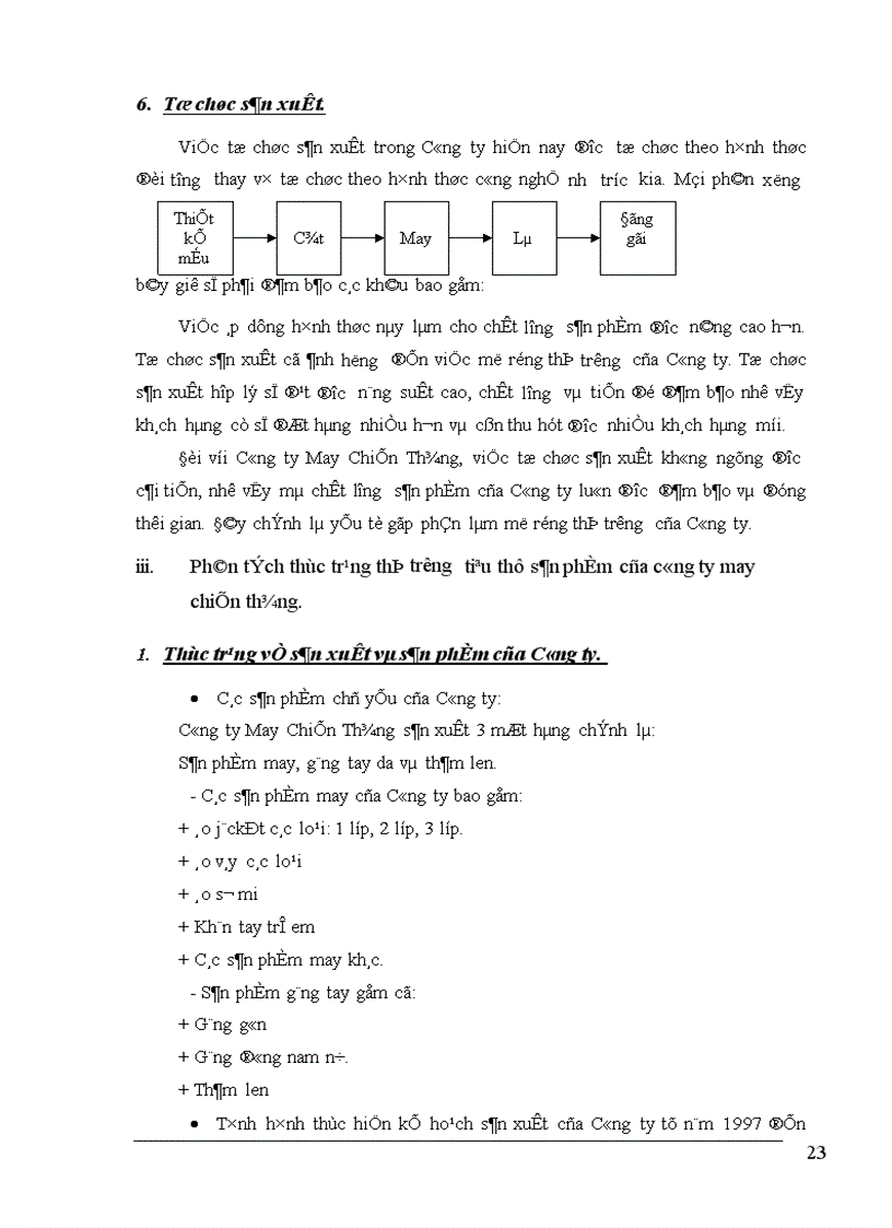 image for page Một số biện pháp nhằm mở rộng thị trường tiêu thụ sản phẩm của Công ty May Chiến Thắng 1