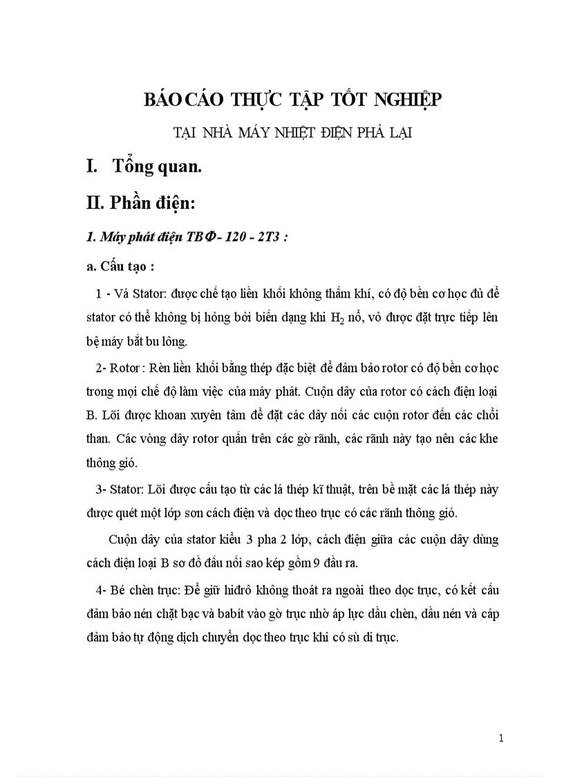 image for page Báo cáo Thực tập tốt nghiệp tại nhà máy nhiệt điện phả lại