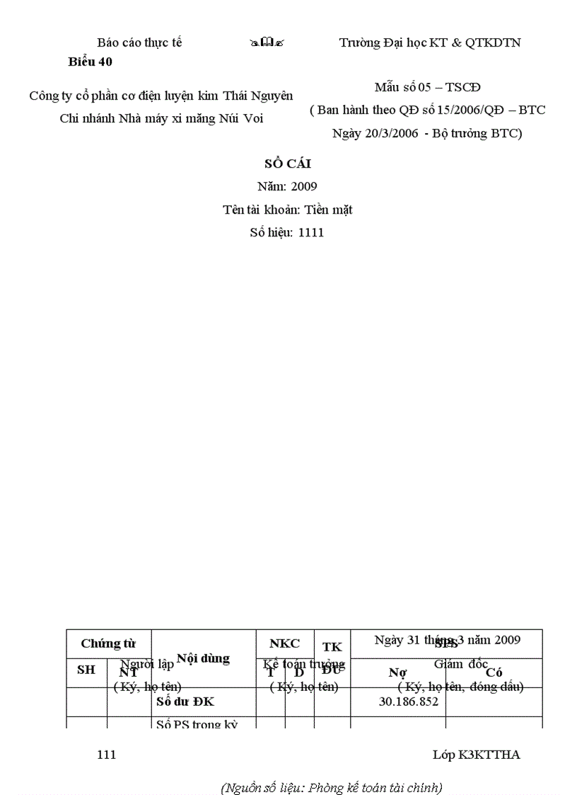 image for page Công tác kế toán của Nhà máy xi măng Núi Voi