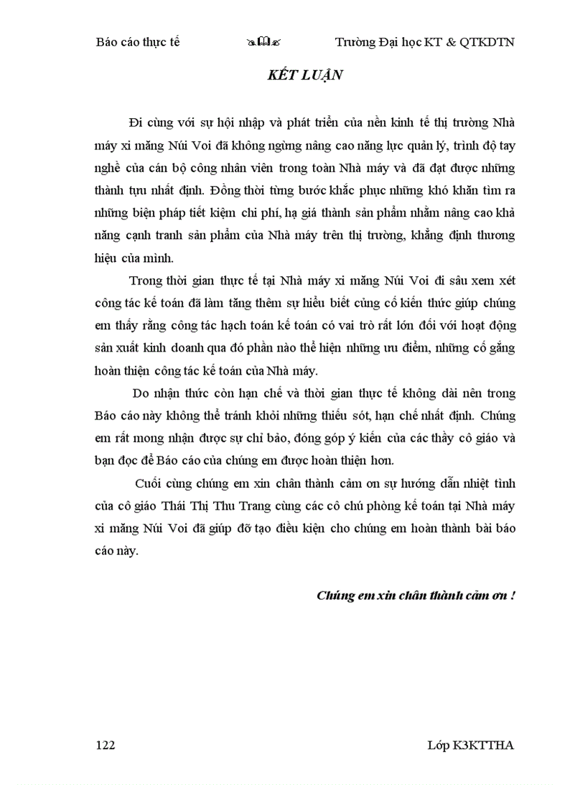 image for page Công tác kế toán của Nhà máy xi măng Núi Voi