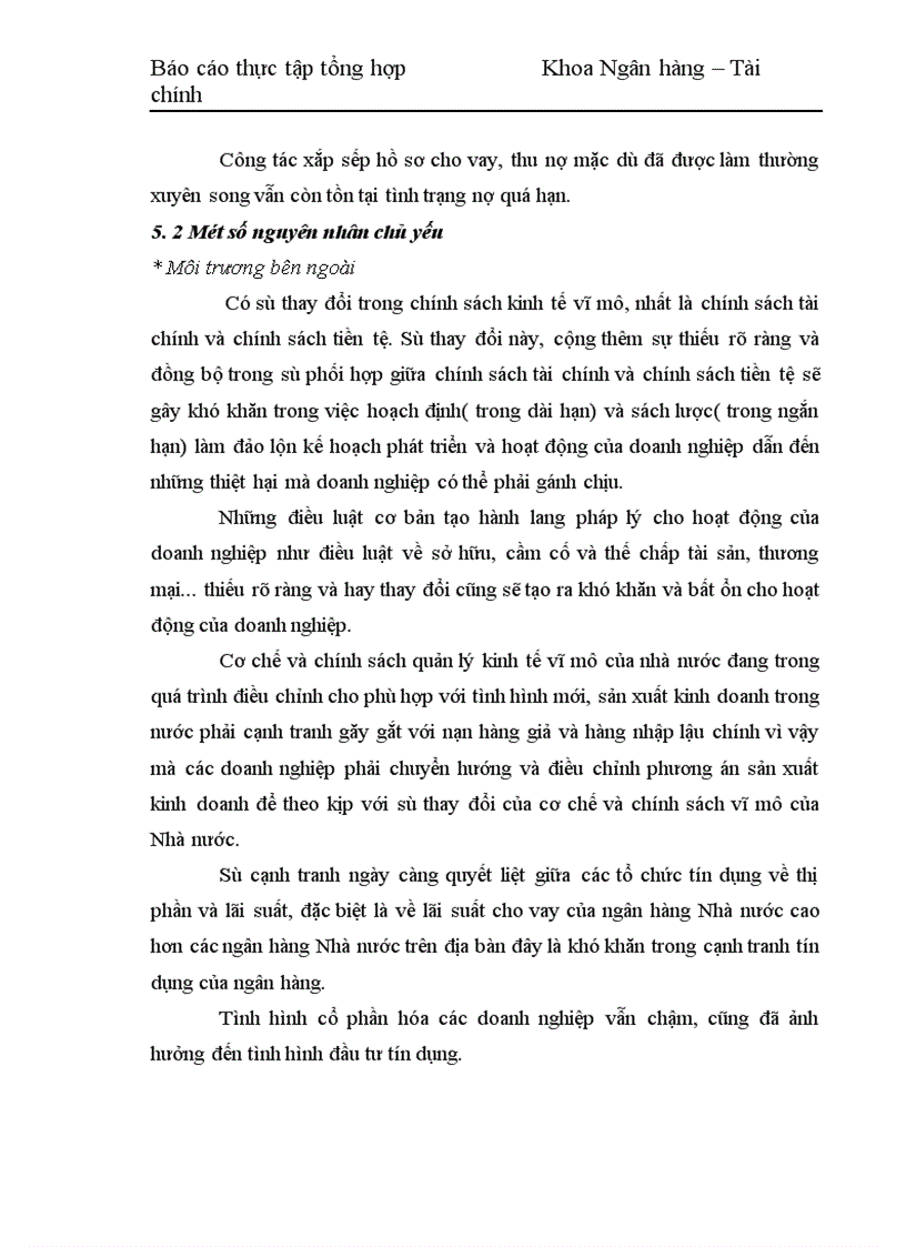 image for page Thực trạng kinh doanh của chi nhánh ngân hàng No PTNT Chợ Hôm