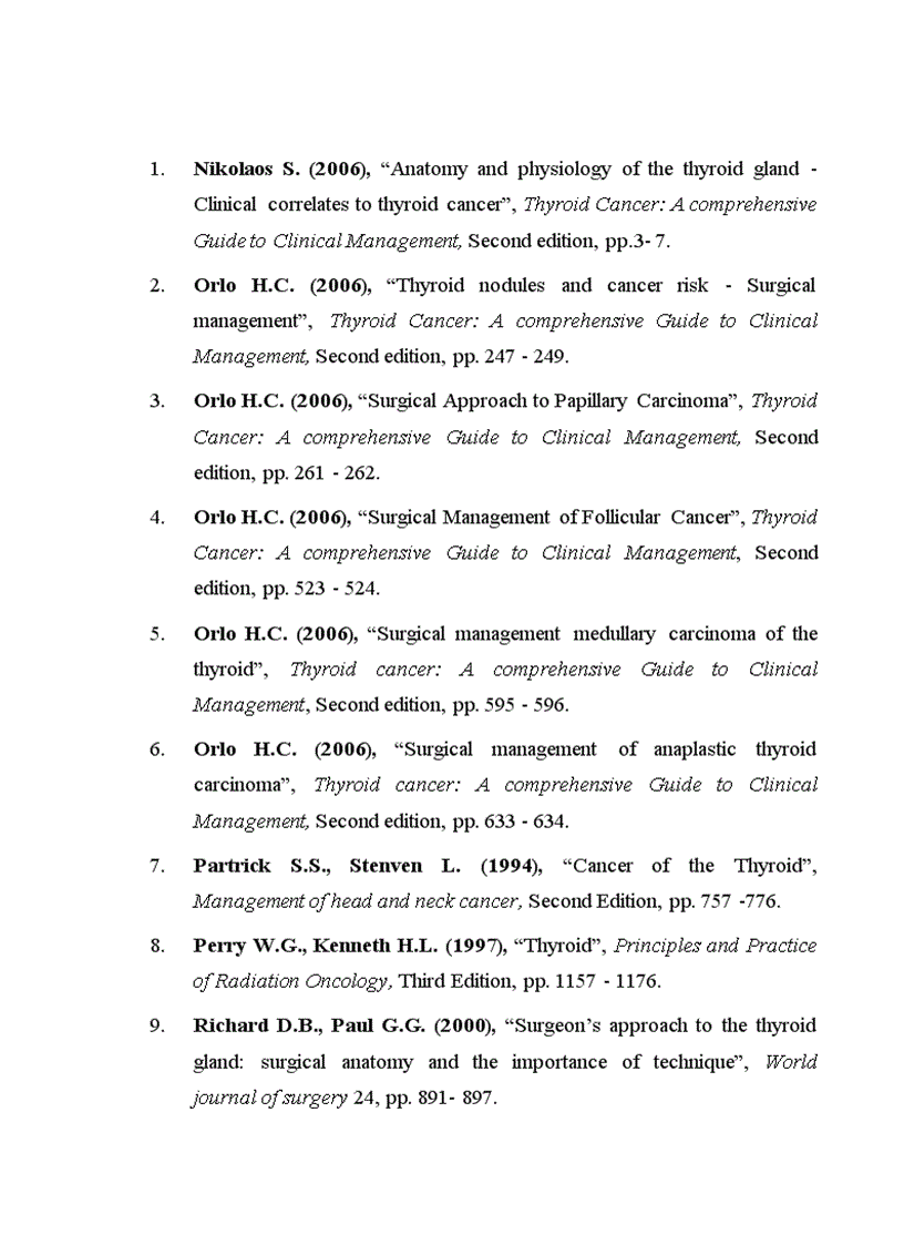image for page Nghiên cứu điều trị ung thư tuyến giáp thể biệt hóa bằng phẫu thuật cắt toàn bộ tuyến giáp và các mức liều i 131 hủy mô giáp