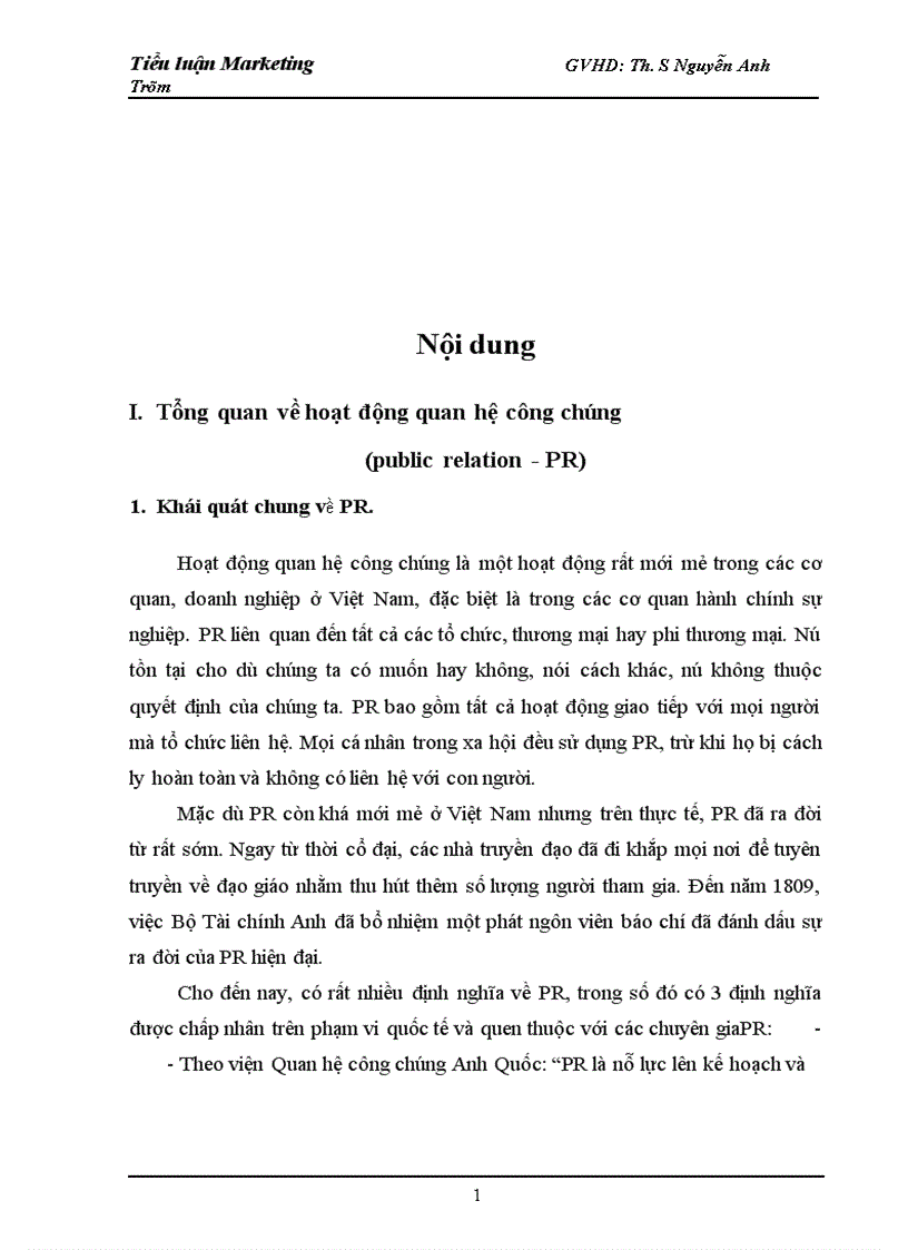 Hoạt động quan hệ công chúng PR trong BHXH