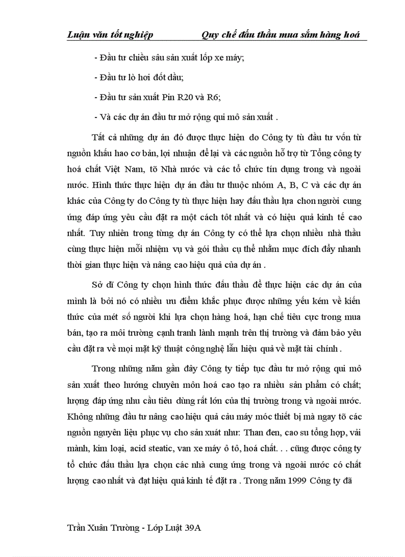 image for page Qui chế đấu thầu mua sắm hàng hoá và thực tiễn áp dụng ở Công ty Cao Su Sao Vàng