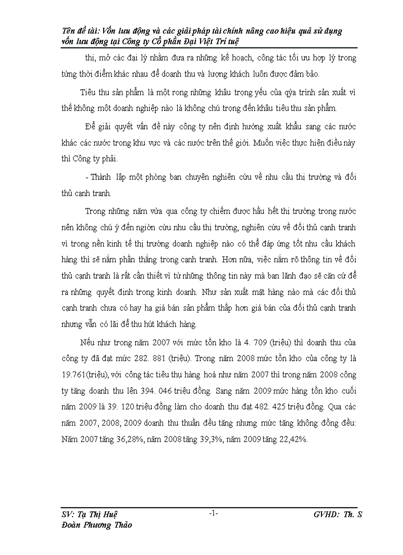 image for page Vốn lưu động và các giải pháp tài chính nâng cao hiệu quả sử dụng vốn lưu động tại Công ty Cố phần Đại Việt Trí Tuệ