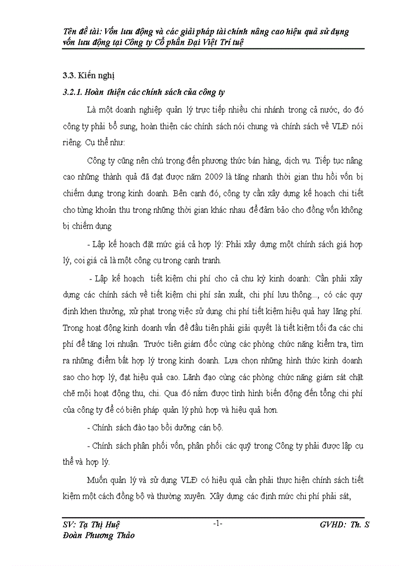 image for page Vốn lưu động và các giải pháp tài chính nâng cao hiệu quả sử dụng vốn lưu động tại Công ty Cố phần Đại Việt Trí Tuệ