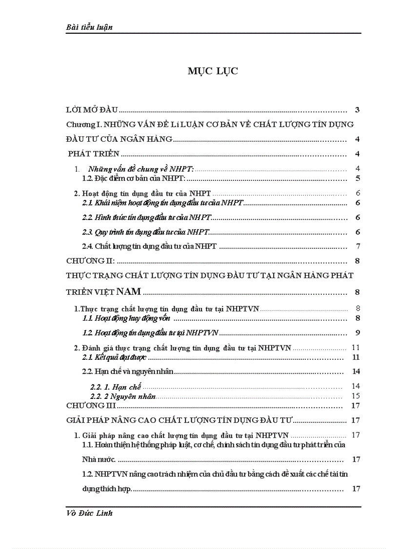 image for page Nâng cao chất lượng tín dụng đầu tư tại NHPTVN