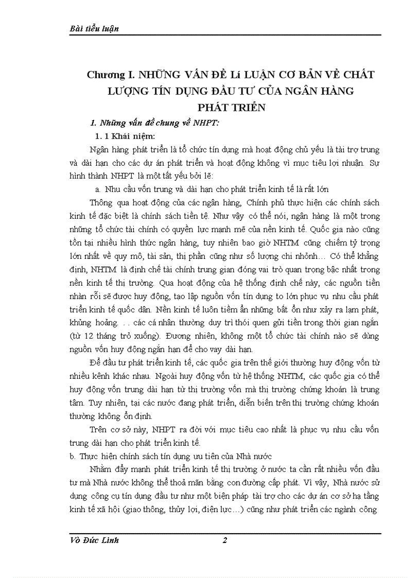 image for page Nâng cao chất lượng tín dụng đầu tư tại NHPTVN