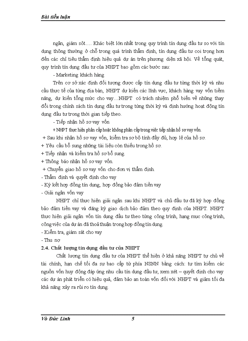 image for page Nâng cao chất lượng tín dụng đầu tư tại NHPTVN