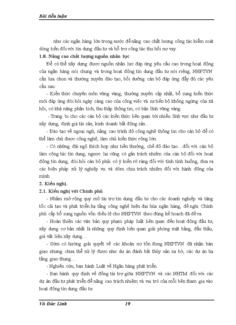 image for page Nâng cao chất lượng tín dụng đầu tư tại NHPTVN