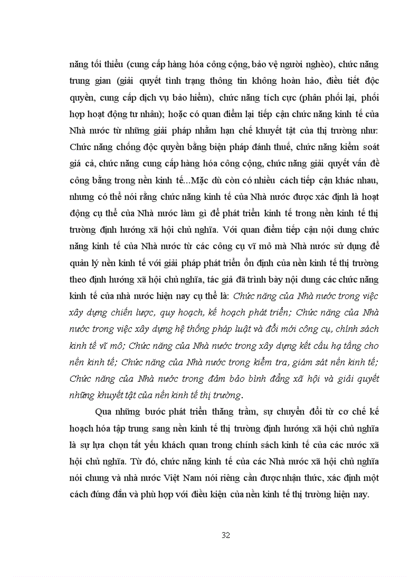 image for page Chức năng kinh tế của Nhà nước trong nền kinh tế thị trường ở Việt Nam hiện nay 1