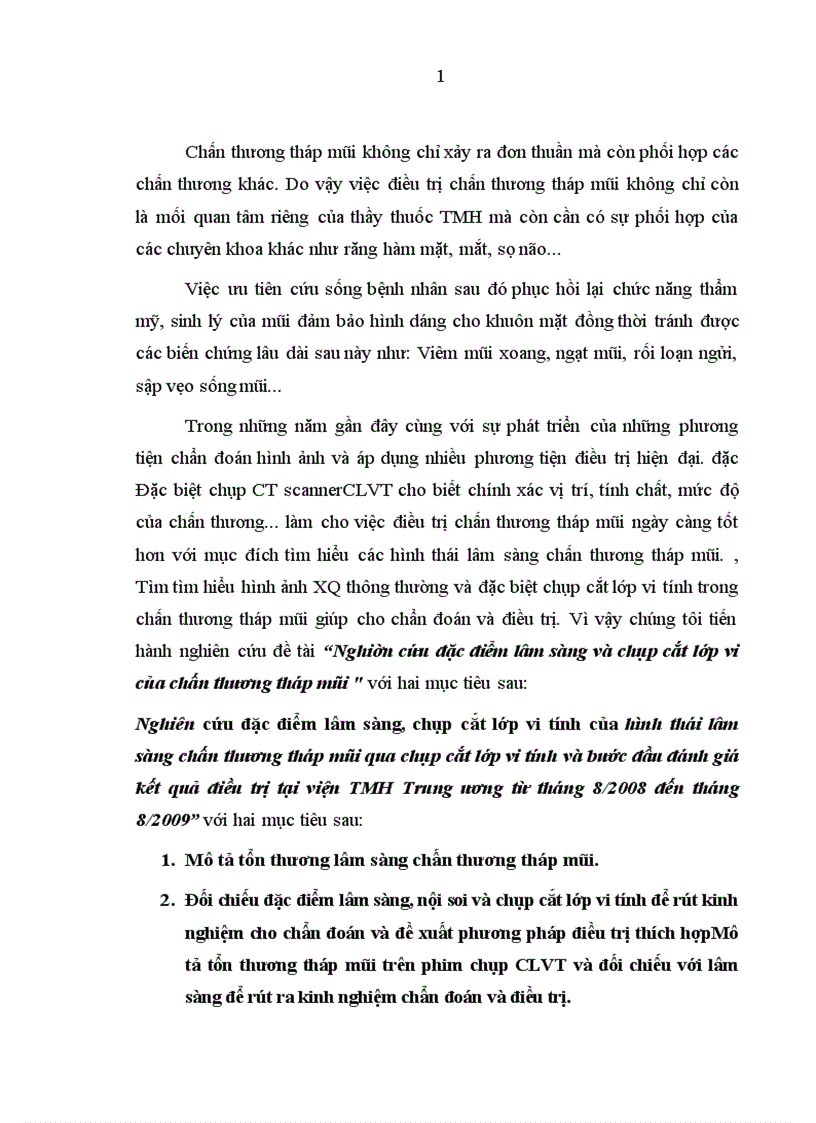 image for page Nghiên cứu đặc điểm lâm sàng và chụp cắt lớp vi của chấn thương tháp mũi