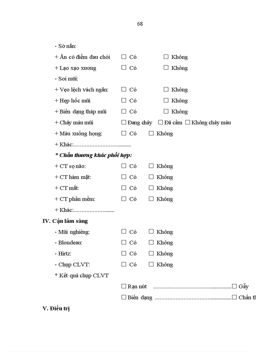 image for page Nghiên cứu đặc điểm lâm sàng và chụp cắt lớp vi của chấn thương tháp mũi