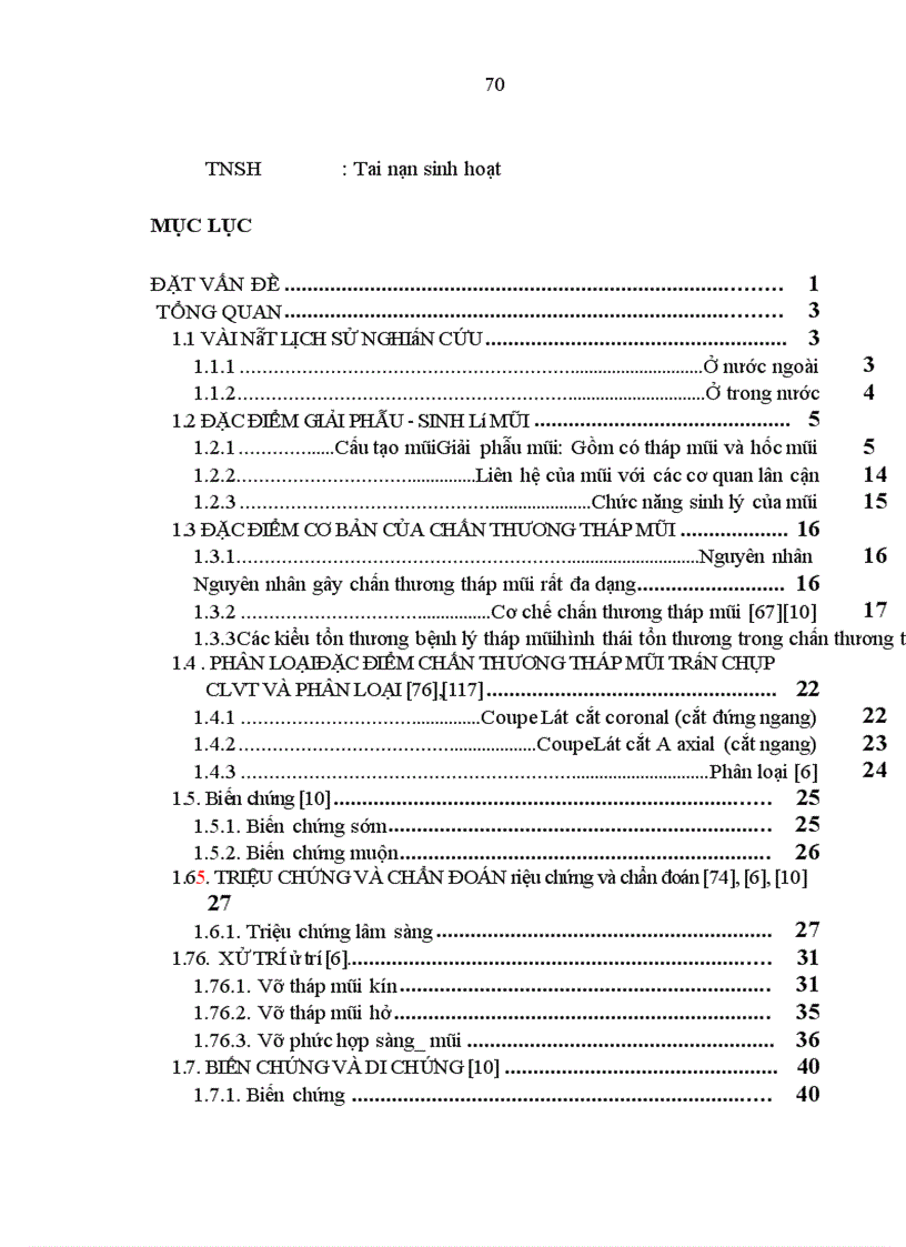 image for page Nghiên cứu đặc điểm lâm sàng và chụp cắt lớp vi của chấn thương tháp mũi