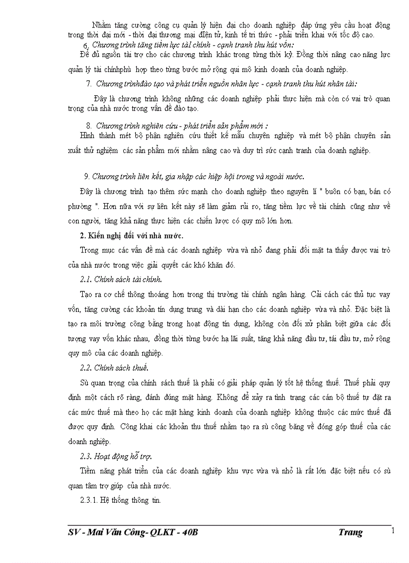 image for page Quản lý chiến lược trong các doanh nghiệp vừa và nhỏ ở Việt Nam hiện nay 1