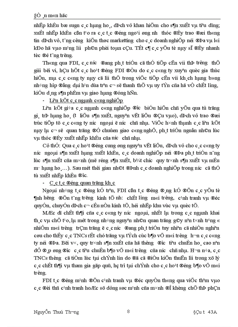 image for page Quản lý nhà nước đối với hoạt động đầu tư trực tiếp nước ngoài ở Việt Nam 1