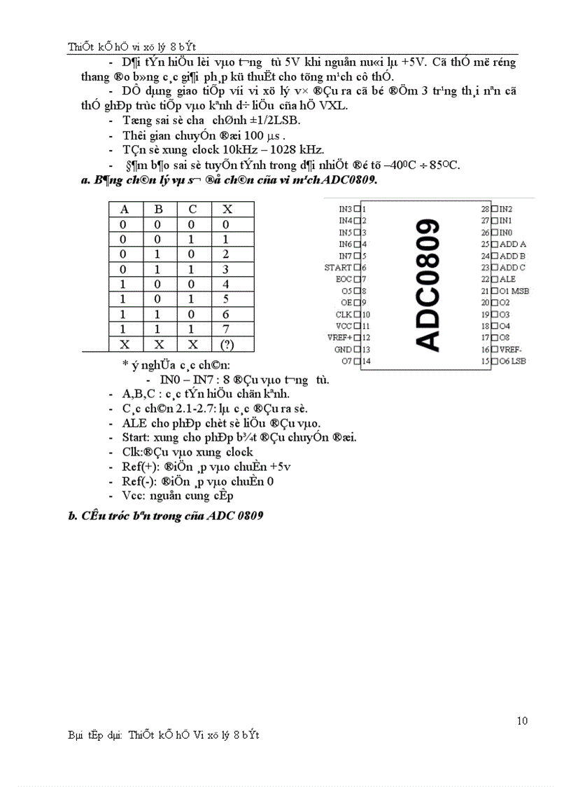 image for page Thiết kế hệ vi xử lý 8 bít