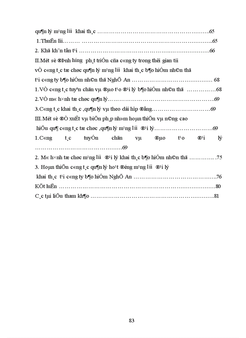 image for page Tổ chức và quản lý mạng lưới đại lý khai thác bảo hiểm nhân thọ tại công ty bảo hiểm nhân thọ Nghệ An 1