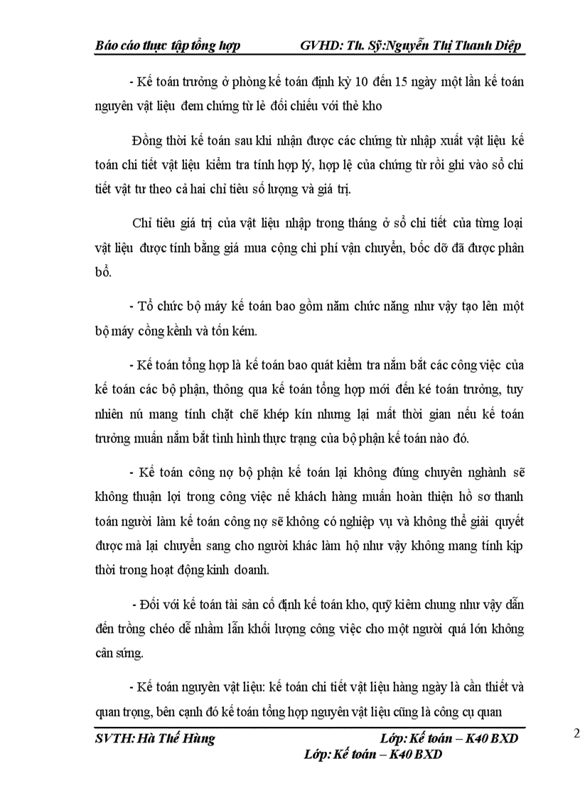 image for page Tổ chức bộ máy kế toán và hệ thống kế toán tại Công ty TNHH kỹ thuật cơ điện Nam Huy
