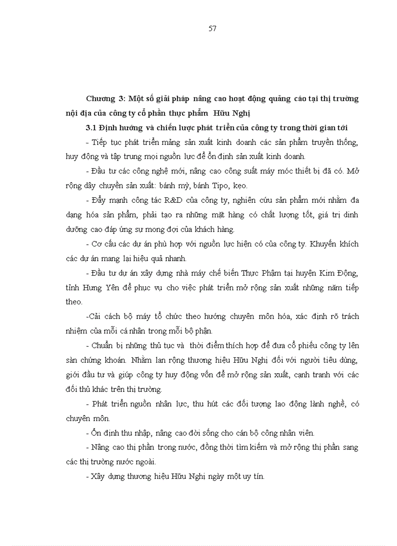 image for page Hoạt động quảng cáo của Công ty Cổ phần Thực phẩm Hữu Nghị