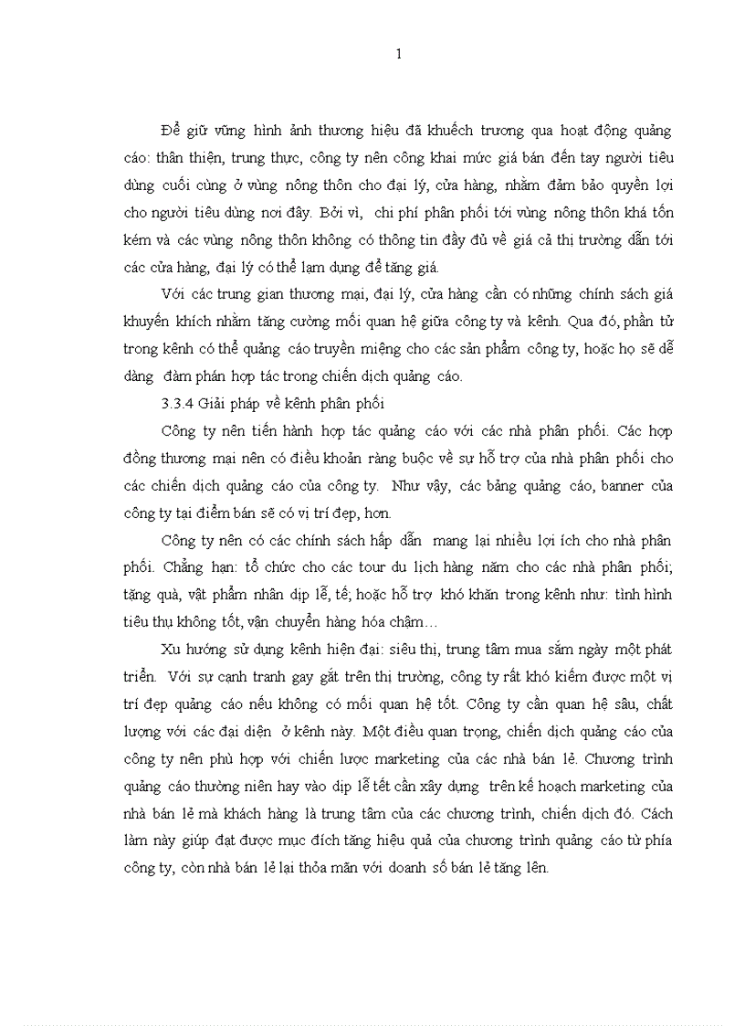 image for page Hoạt động quảng cáo của Công ty Cổ phần Thực phẩm Hữu Nghị