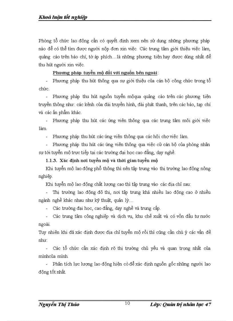 image for page Công tác tuyển dụng và bố trí nhân lực tại Công ty cổ phần công trình đường sắt giai đoạn 2006 2010 thực trạng và giải pháp 1