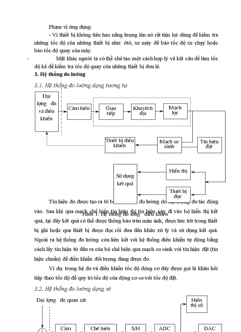 image for page Tổng quan về hệ thống đo và điều chỉnh tốc độ của động cơ điện