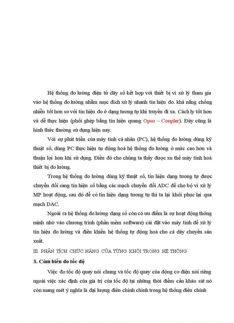 image for page Tổng quan về hệ thống đo và điều chỉnh tốc độ của động cơ điện