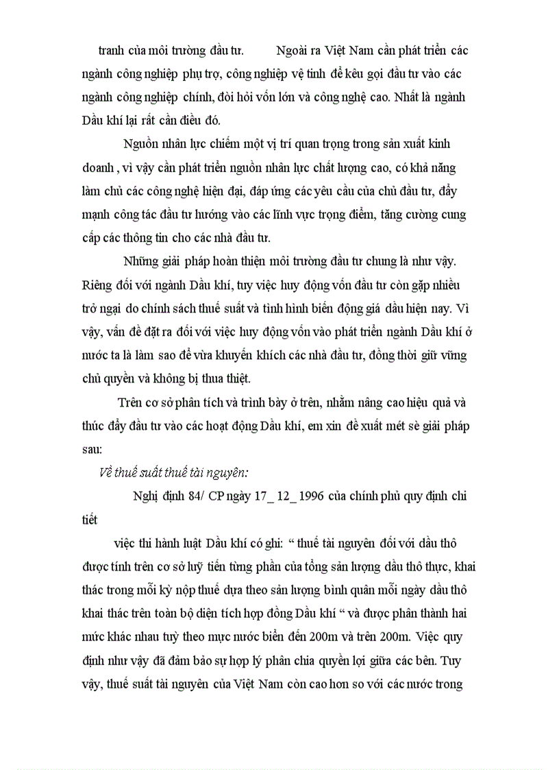 image for page Thực trạng và giải pháp huy động vốn đầu tư vào ngành Dầu khí ở Việt Nam giai đoạn hiện nay 1