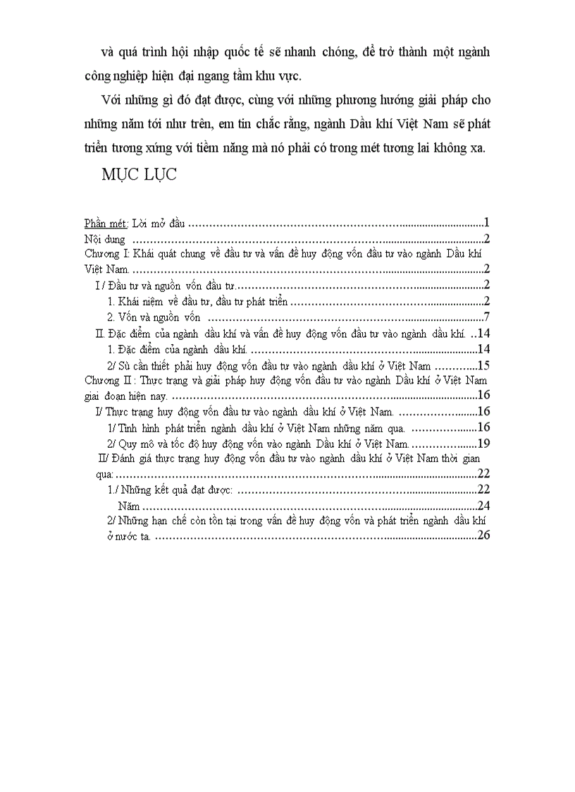 image for page Thực trạng và giải pháp huy động vốn đầu tư vào ngành Dầu khí ở Việt Nam giai đoạn hiện nay 1