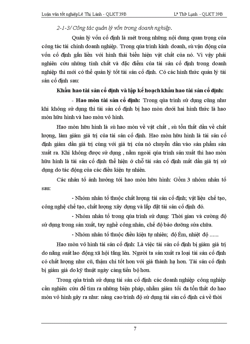 image for page Phương hướng và một số biện pháp nâng cao hiệu quả của công tác quản lý vốn sản xuất kinh doanh Công ty 20 Tổng cục hậu cần