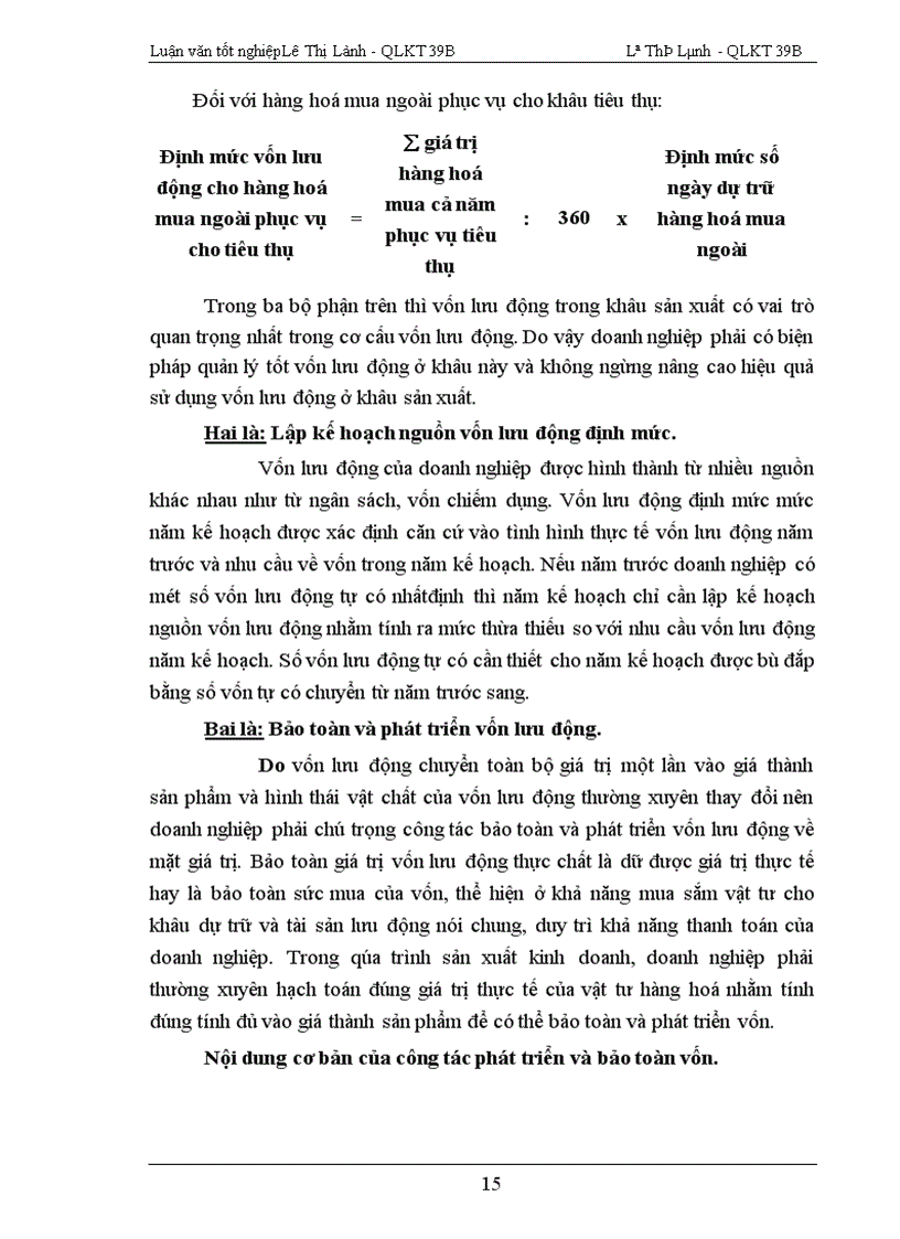 image for page Phương hướng và một số biện pháp nâng cao hiệu quả của công tác quản lý vốn sản xuất kinh doanh Công ty 20 Tổng cục hậu cần