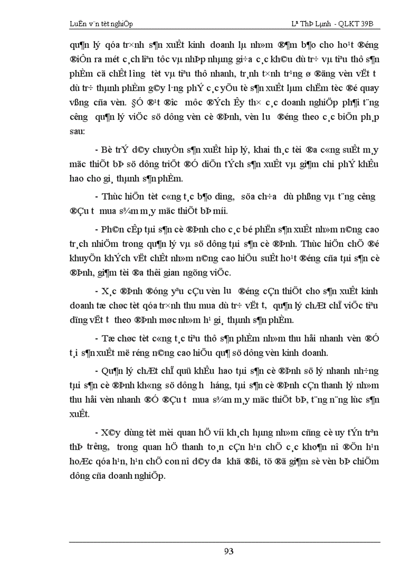 image for page Phương hướng và một số biện pháp nâng cao hiệu quả của công tác quản lý vốn sản xuất kinh doanh Công ty 20 Tổng cục hậu cần