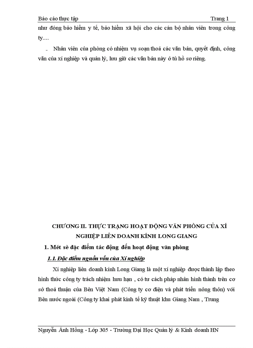image for page Thực trạng hoạt động văn phòng của Xí nghiệp liên doanh kính Long Giang